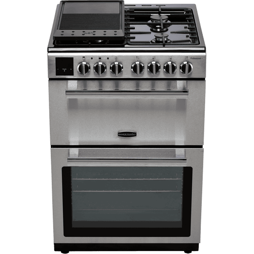 Rangemaster Professional Plus 60 Dual Fuel Cooker - Stainless Steel / Chrome