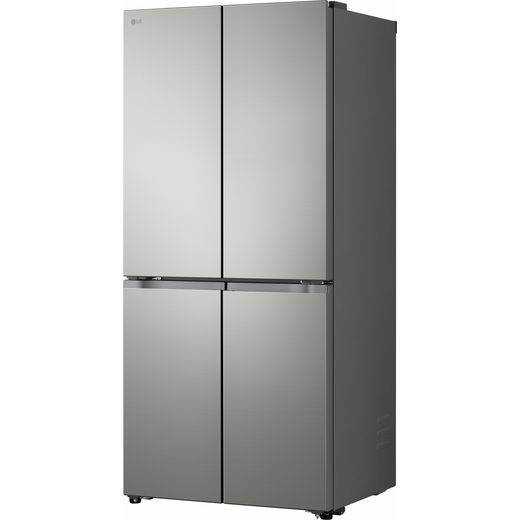 LG GMBS30SEPY 186cm Fridge - Prime Silver - left perpsective shot