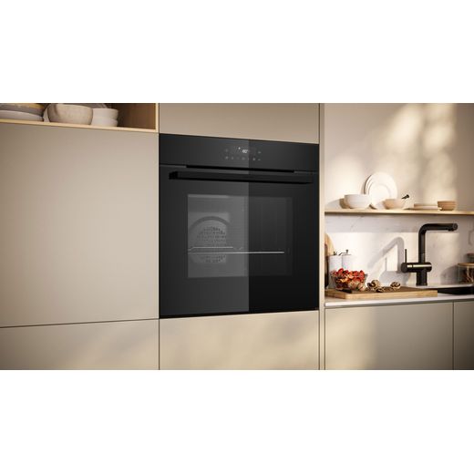 NEFF N30 B2CCJ7AK0B Built In Electric Single Oven - Black - Oven in kitchen shot