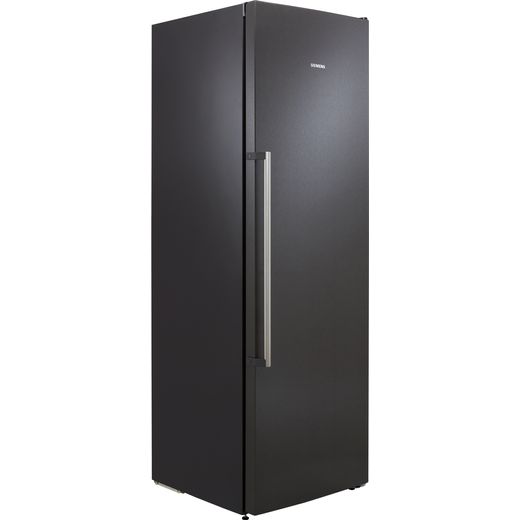 Siemens IQ-500 GS36NAXFV Frost Free Upright Freezer - Black - E Rated