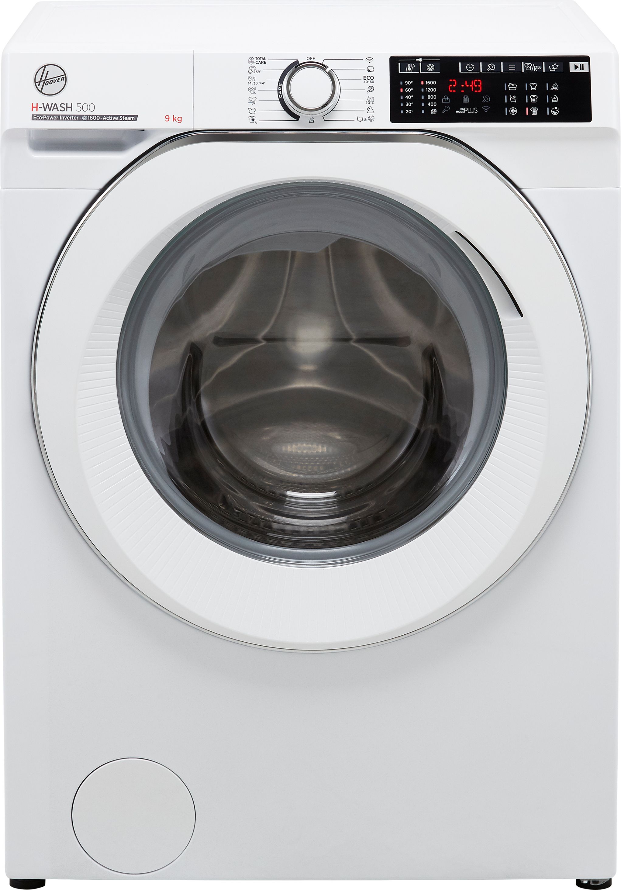 Hoover H-WASH 500 HW69AMC/1 9kg Washing Machine with 1600 rpm - White - A Rated, White