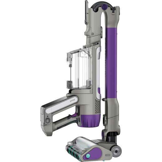 Shark PowerDetect IP1251UKT Cordless Vacuum Cleaner with up to 70 Minutes Run Time - White / Java Grey - Left perspective folded