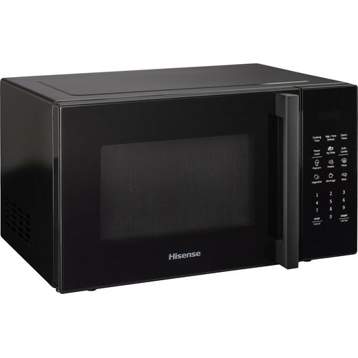 Hisense H29MOBS9HGUK 29 Litre Microwave With Grill - Black - Right perspective
