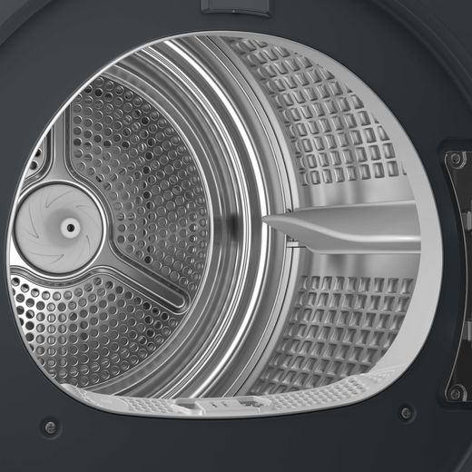 Haier X Series 5 HD90-D357GU1-UK 9Kg Heat Pump Tumble Dryer - Graphite - Close up shot