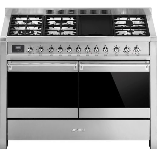 A481 Stainless Steel Smeg Dual Fuel Range Cooker