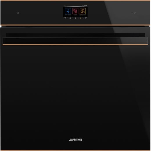 Smeg Dolce Stil Novo SFP6604WTPNR Built In Electric Single Oven - Black / Copper