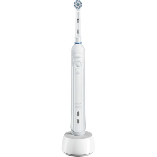 Oral B Pro 600 Sensi Ultrathin Electric Toothbrush - White