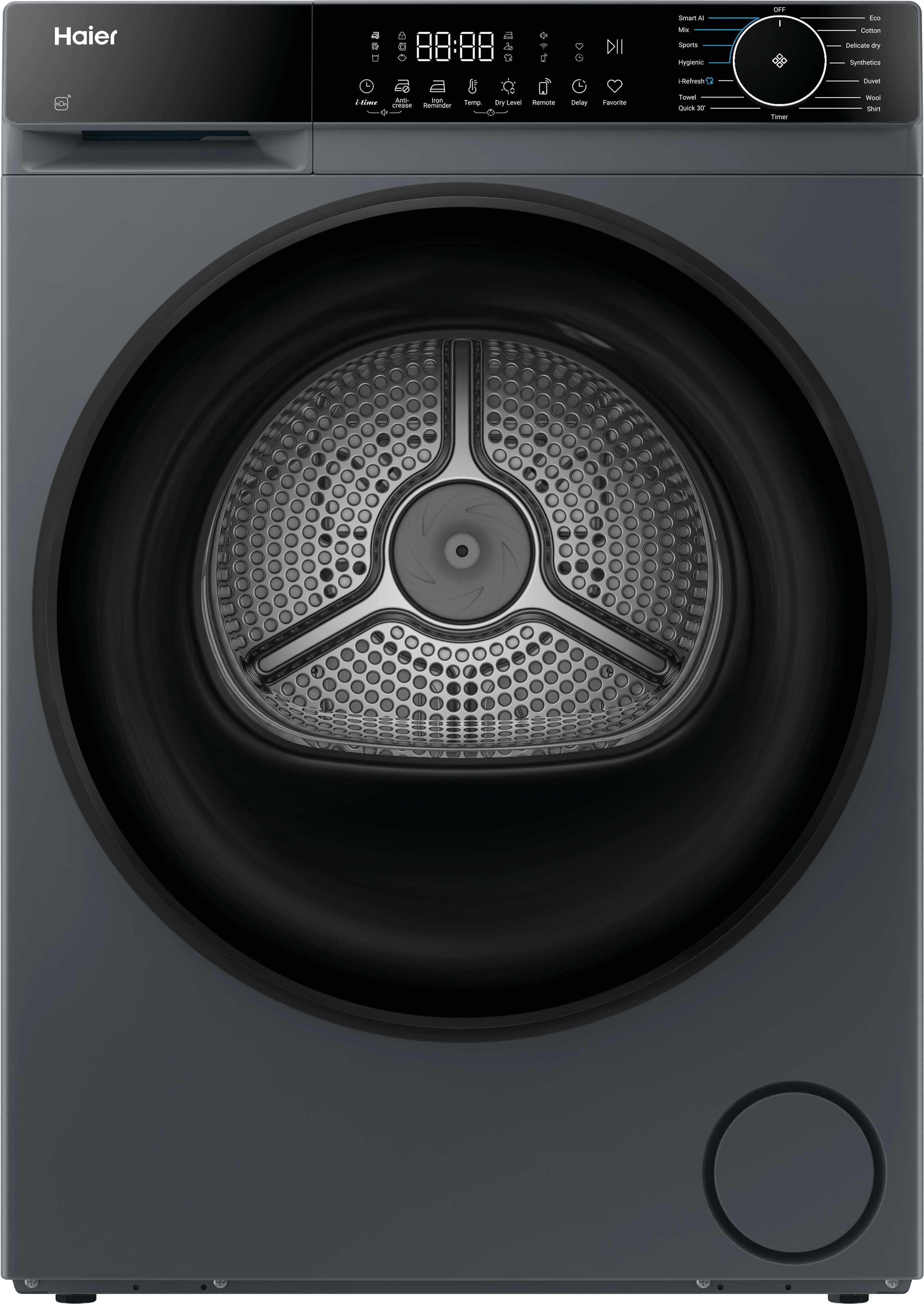 Haier 8 kg Heat Pump Tumble Dryer - Graphite