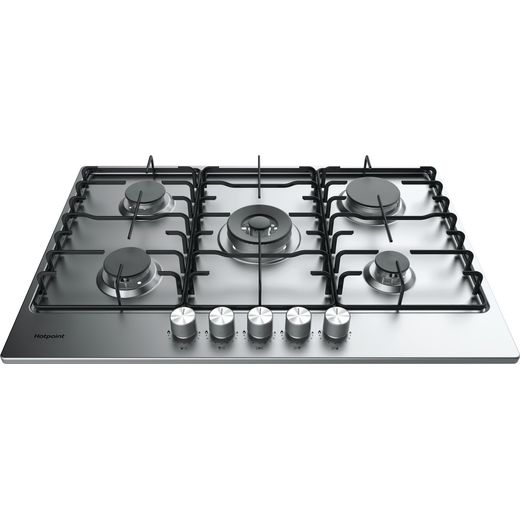 Hotpoint PPH75PDFIXUK Built In Gas Hob - Silver