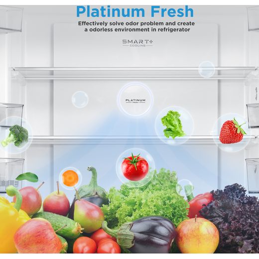 Midea American Fridge Freezer - Inox - Annotation - Platinum Fresh