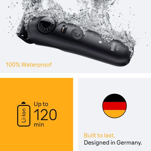 Braun Series 5 Mens Shaver - Black - Annotation - feature shot