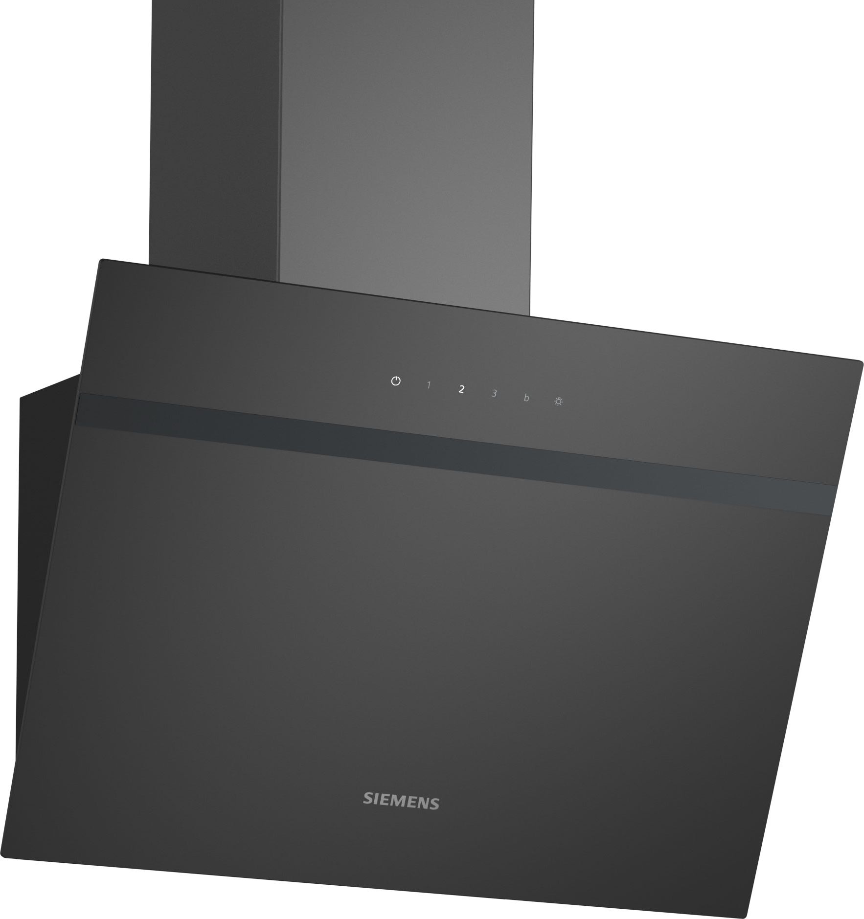 Siemens LC65KDK60B - 60cm Chimney Cooker Hood - Black