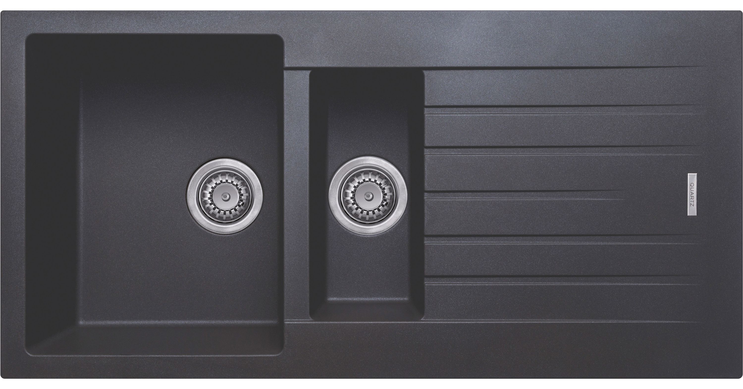 Harlyn - Daymer 1.0 - Built In Kitchen Sink - Granite - Black