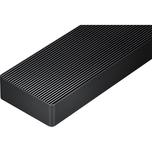 Samsung Q-Series HW-QS700F Bluetooth Soundbar - Obsidian Black - End closeup