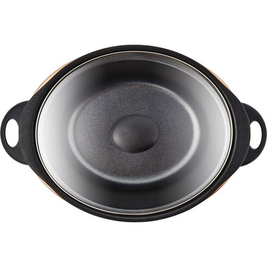 Morphy Richards 461016 Slow Cooker - Black - Top view shot