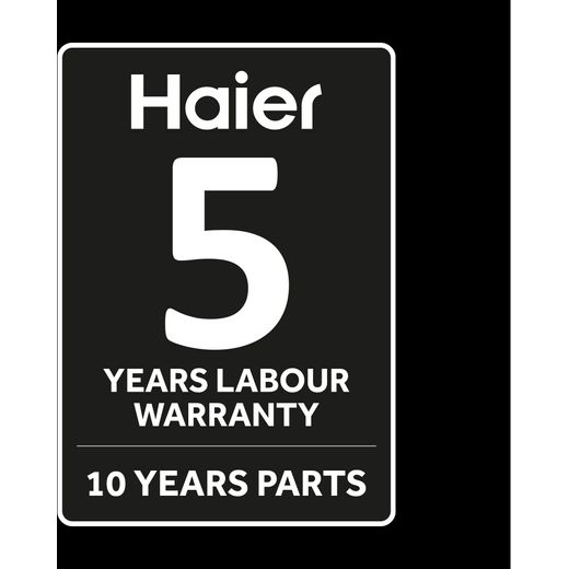 Haier X9 HD100-CQ387GU-UK Wifi Connected Heat Pump Tumble Dryer - Graphite - Annotation - Warranty shot
