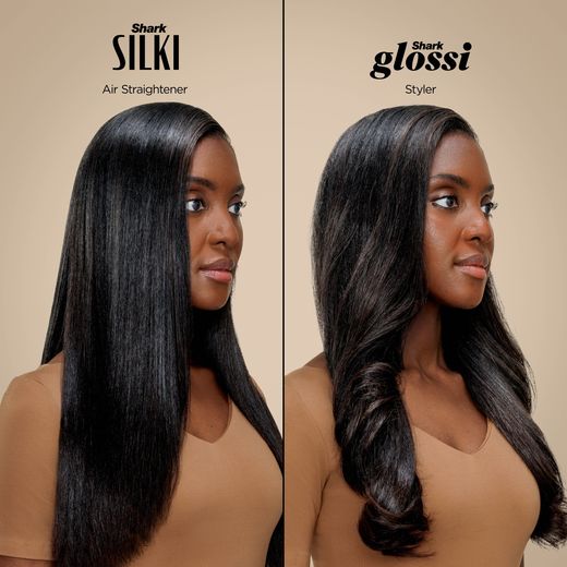 Shark Glam 5 in 1 Curly & Coily Multistyler HD6052SUK Hot Air Styler - Gold - Annotation - Silki / glossi