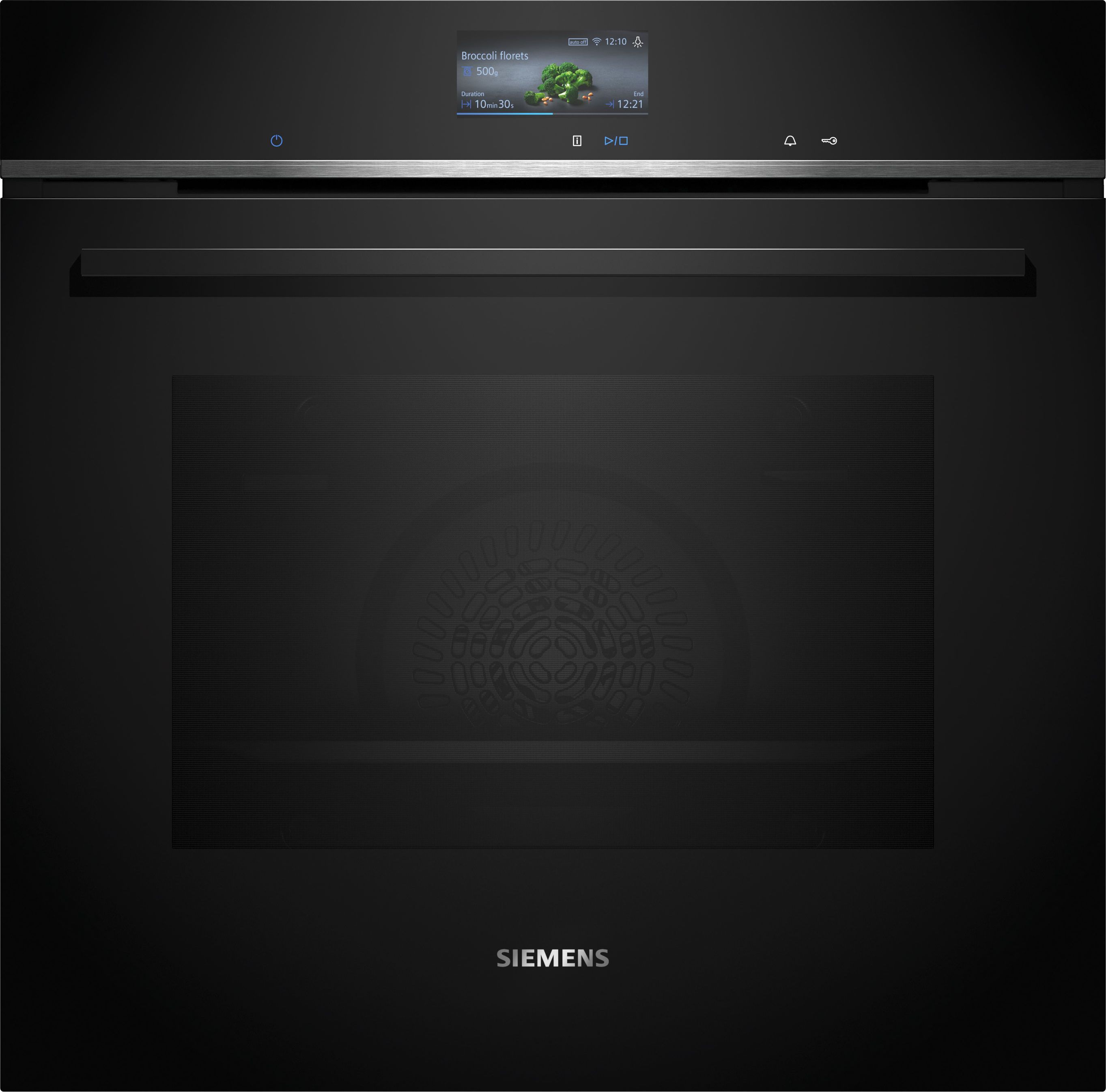 Siemens HB736G1B1B Electric Single Oven - Black - 71L - 4D Hot Air