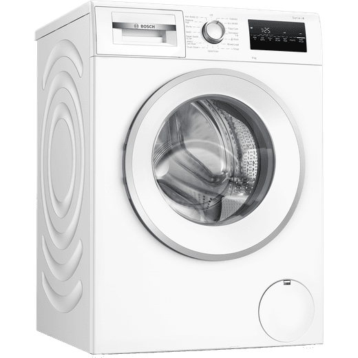 Bosch Series 4 WAN28255GB 9kg Washing Machine with 1351 rpm - White - right perspective shot