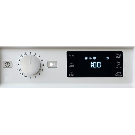 Hotpoint Integrated 9Kg / 6Kg Washer Dryer - White - Control panel shot