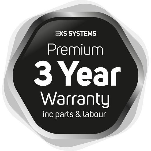 3XS Core 3XS-169057 - NVIDIA® GeForce RTX™ 5060, AMD Ryzen™ 5, 500GB SSD - White - annotation - 3yrs warranty shot