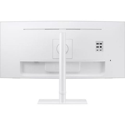 Samsung S65TC 34" 4K Ultra HD 100Hz Gaming Monitor - White - Back shot