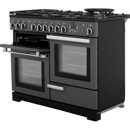 Rangemaster Professional Deluxe 110cm Dual Fuel Range Cooker - Slate