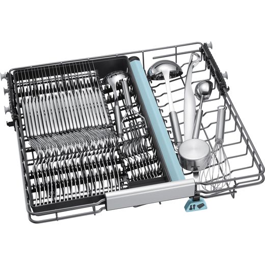 Samsung Series 9 WaterJet Clean™ Standard Dishwasher - Black - right tray perspective shot