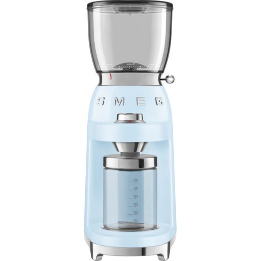 Smeg 50's Retro CGF01PBUK Coffee Grinder - Pastel Blue