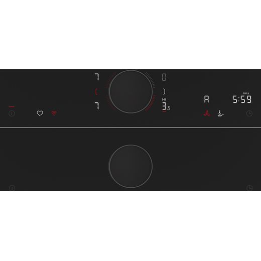 NEFF V68AUX4C0 Induction Hob Black - Control panel shot