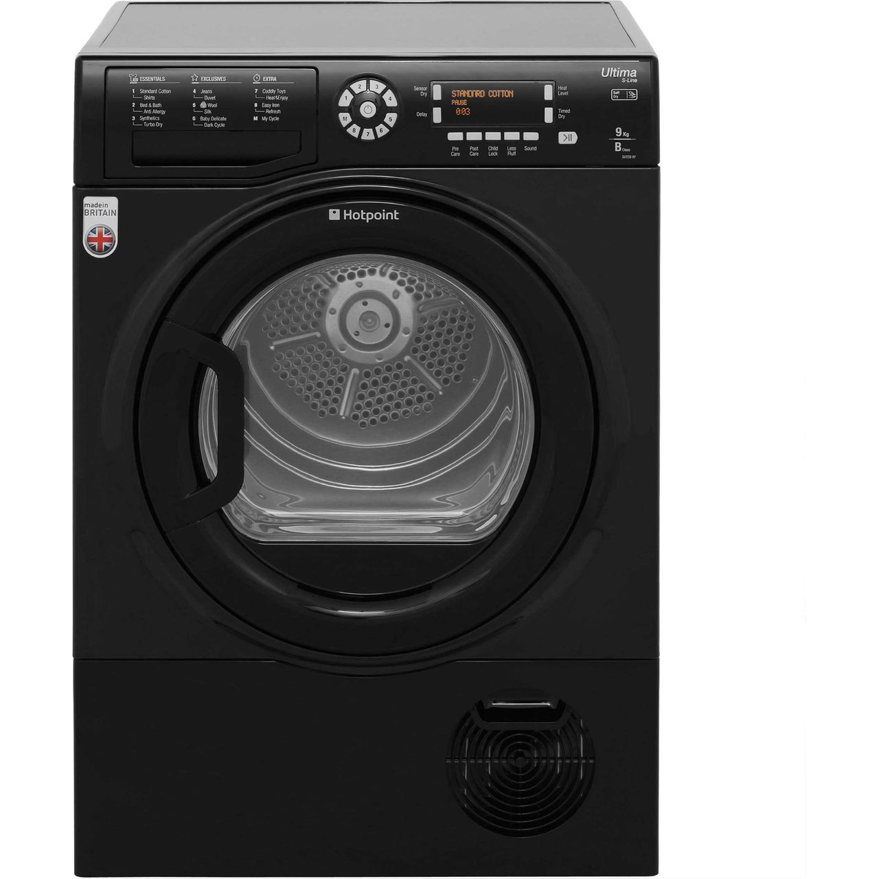 Hotpoint Ultima S-Line SUTCD97B6KM 9Kg Condenser Tumble Dryer Review