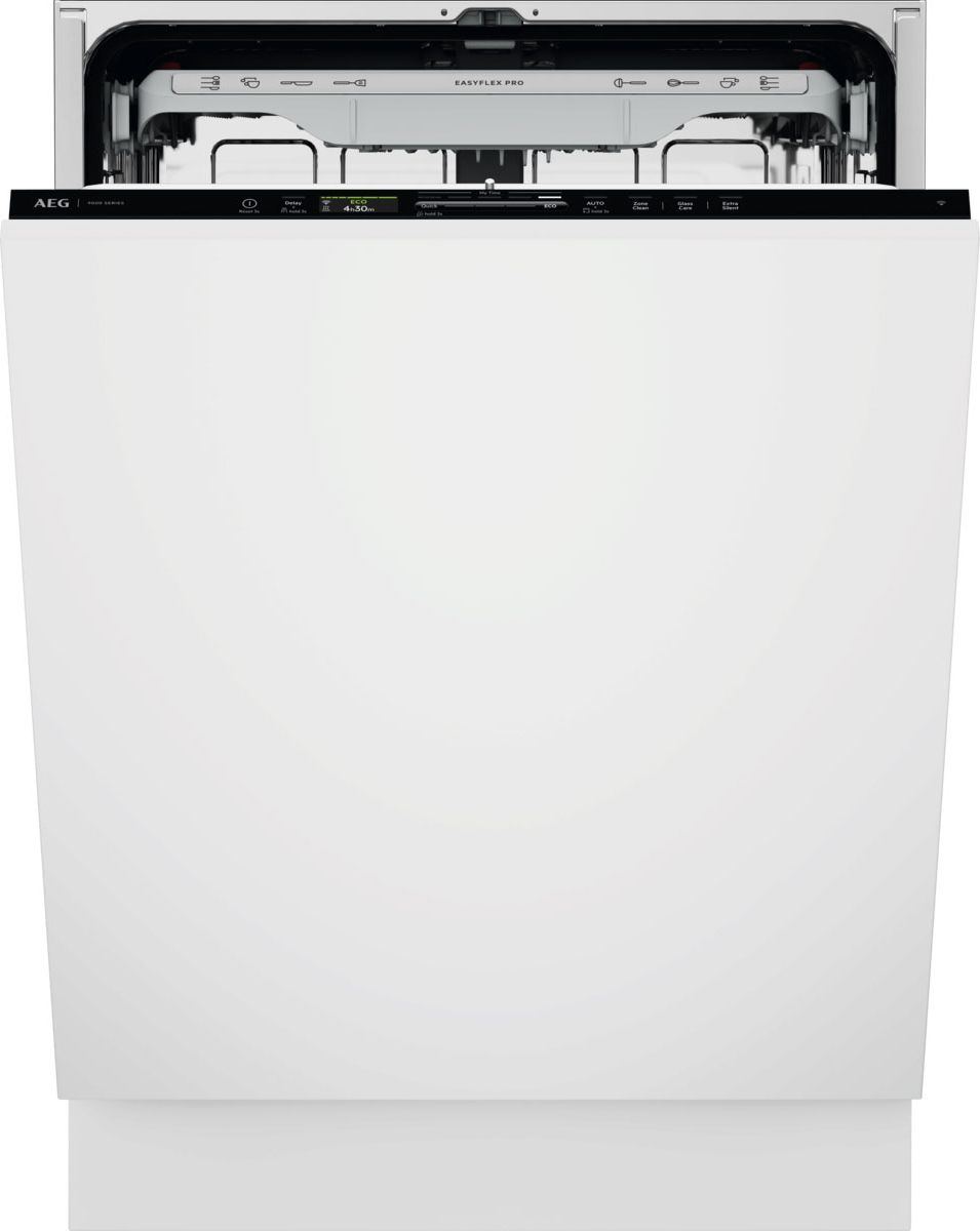 AEG GI9700X2PN Built In Dishwasher - White - SuperSilent