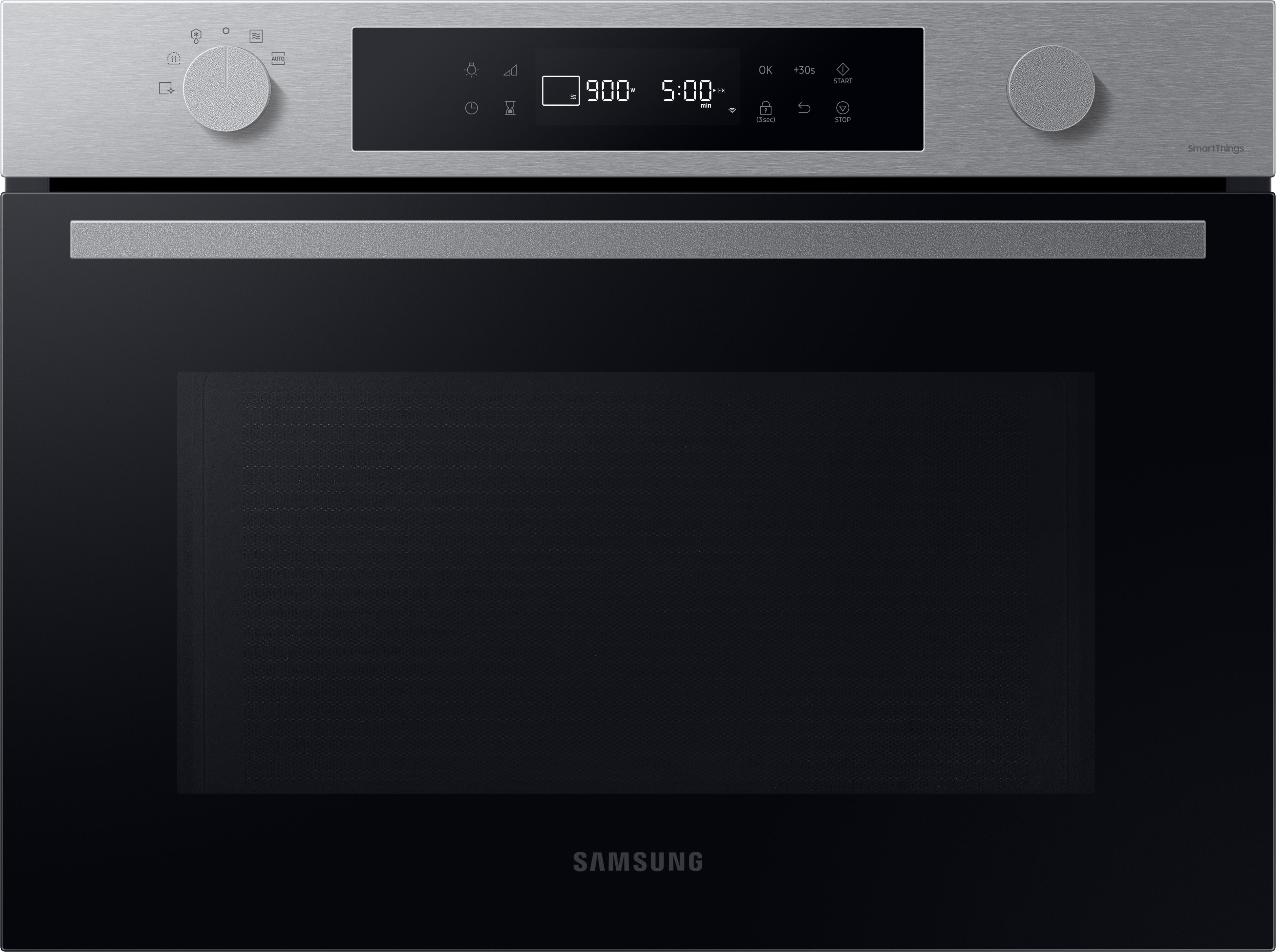 Samsung Series 4 NQ5B4513GBS 45cm tall, 60cm wide, Built In Microwave - Stainless Steel, Stainless Steel