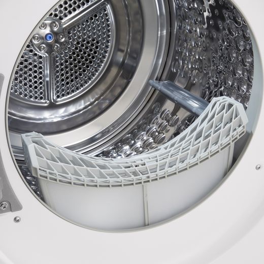 LG RHX5010THB Wifi Connected 10Kg Heat Pump Tumble Dryer - White - lint tray shot