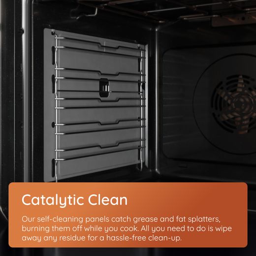 Hotpoint Dual Fuel Cooker - Black - Annotation - Catalytic Clean