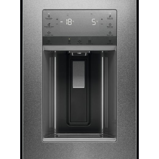 AEG American Fridge Freezer - Stainless Steel - Beverage centre