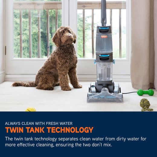 Vax Dual Power Pet ECR2V1P Carpet Cleaner - Annotation -  Twin tanks shot