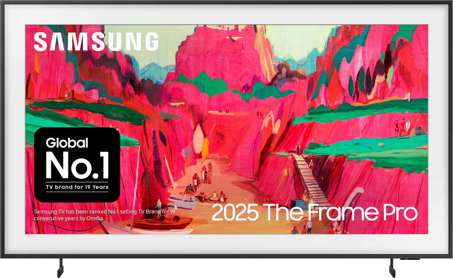 Samsung 65-inch The Frame Pro Neo QLED 4K Smart TV - Black