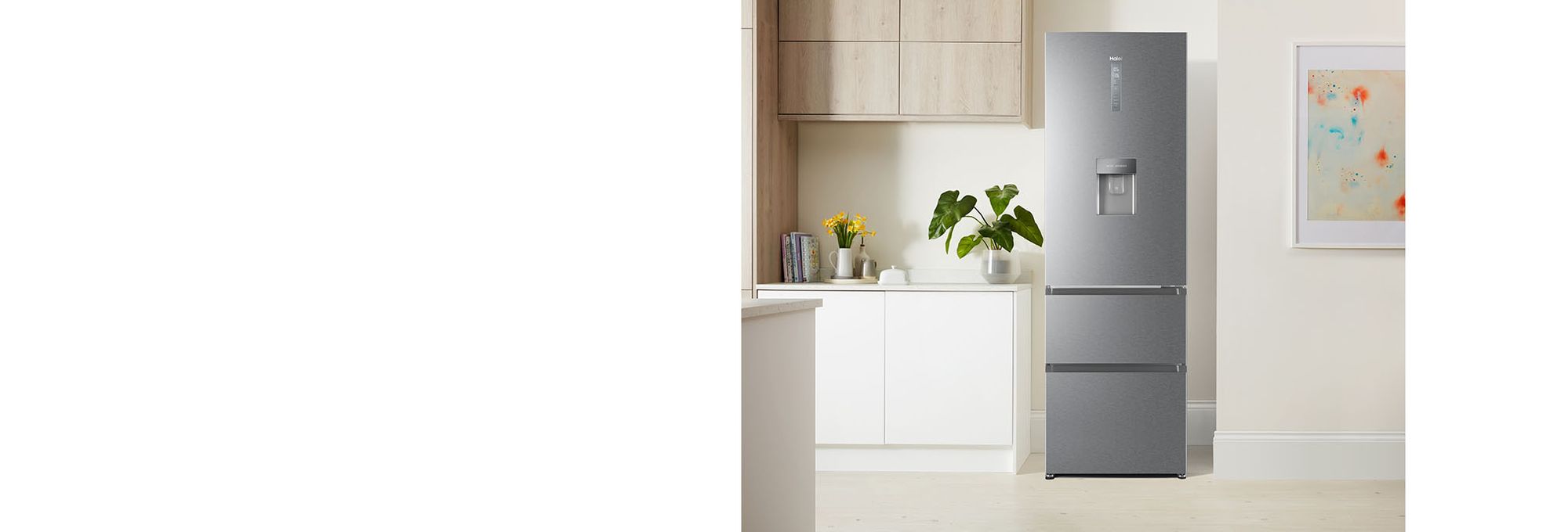 Htr3619fwmp Haier Frost Free Fridge Freezer Ao Com