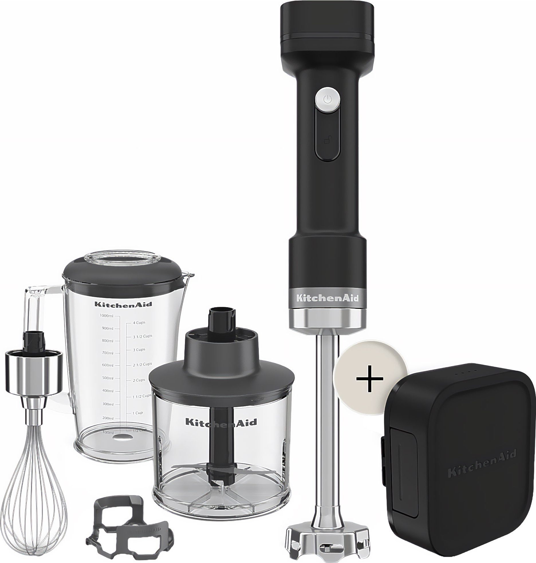 KitchenAid Go Cordless Immersion Blender - Black - 12V Lithium-Ion