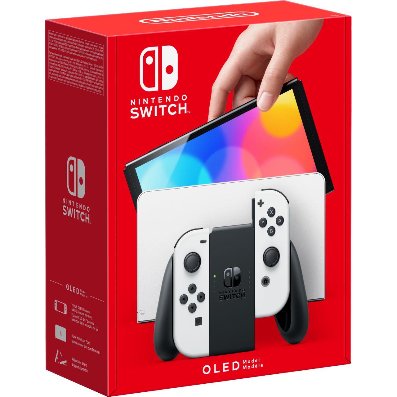 10007456 | Nintendo Switch OLED 64GB – White | ao.com 10007456 | Nintendo Switch OLED 64GB – White | ao.com