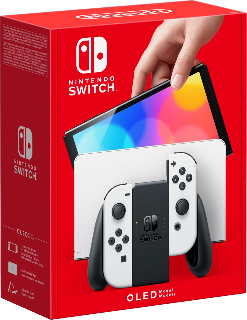 10007456 | Nintendo Switch OLED 64GB – White | ao.com