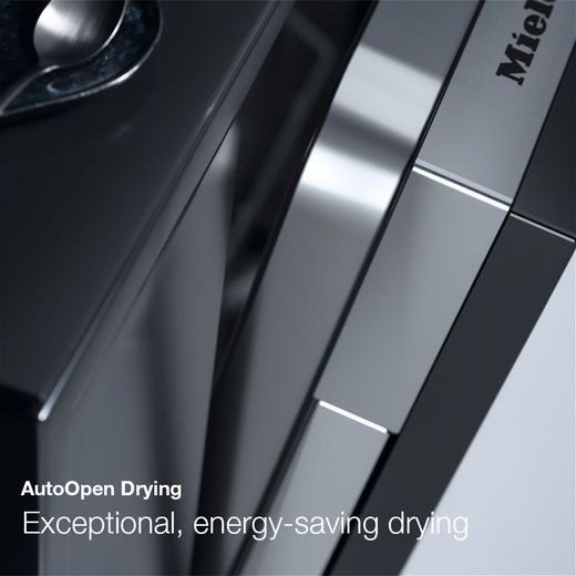 Miele Slimline Dishwasher - White - Annotation - AutoOpen Drying