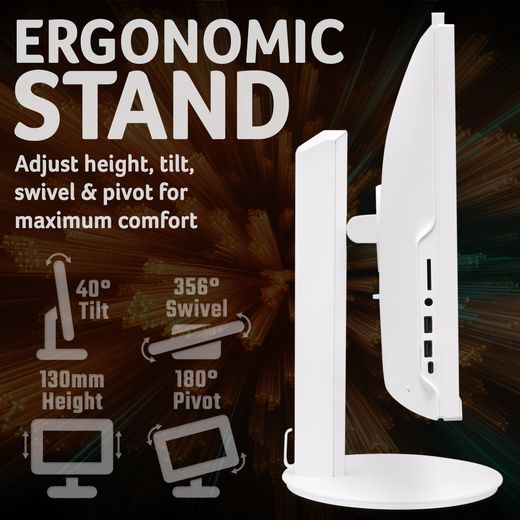 Acer Aspire C27-A 27" All In One - Intel® Core™ i7, SSD - White - Annotation - Ergonimic stand