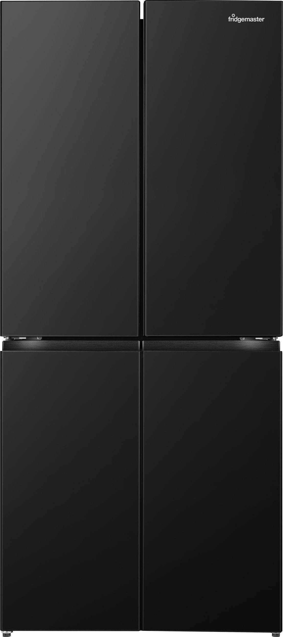Fridgemaster MQ79395EB Multi Door Fridge Freezer - Black - 427L Total Capacity - No Frost