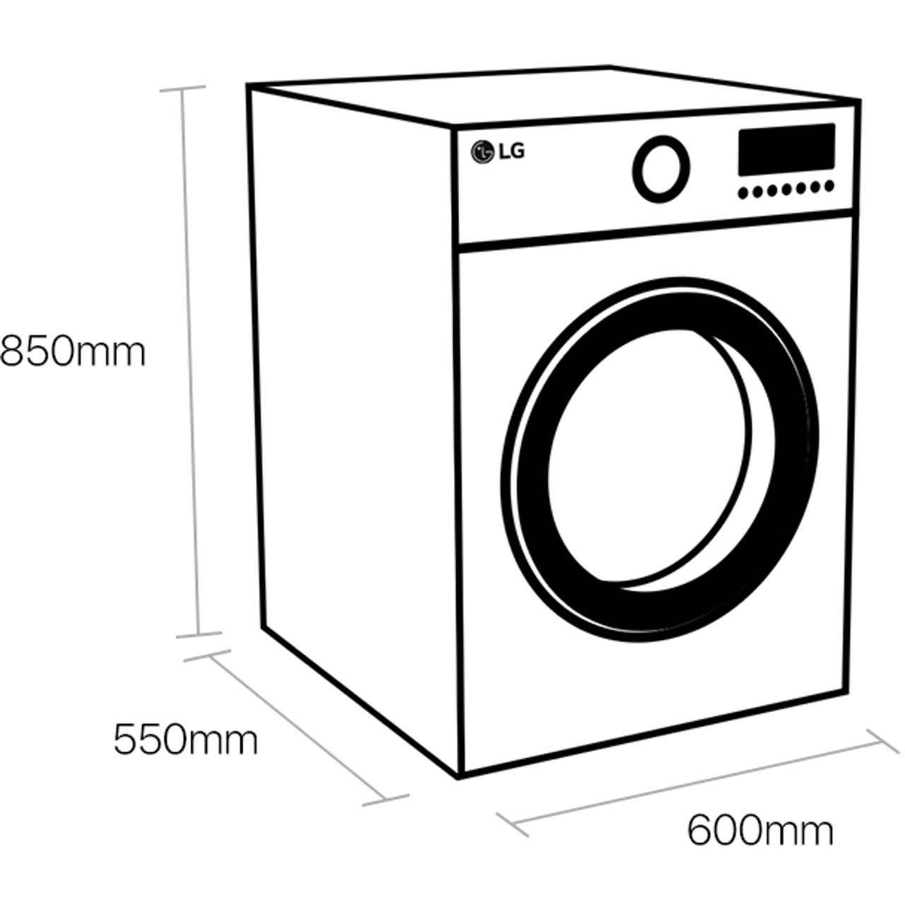 LG V5 FWV585WS Wifi Connected 8Kg / 5Kg Washer Dryer with 1400 rpm Review