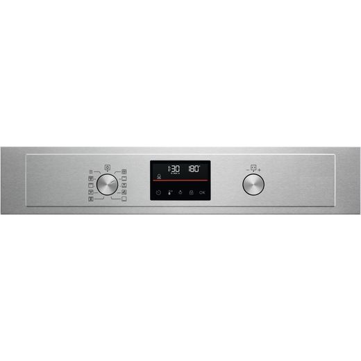 AEG 6000 Series Built In Electric Single Oven - Stainless Steel - Control panel shot
