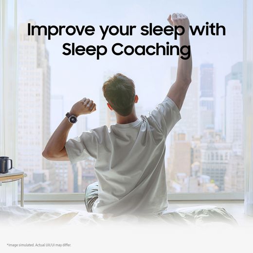 Samsung Galaxy Watch 8 Classic BT, GPS - 46mm - Black - Annotation - Sleep coaching shot