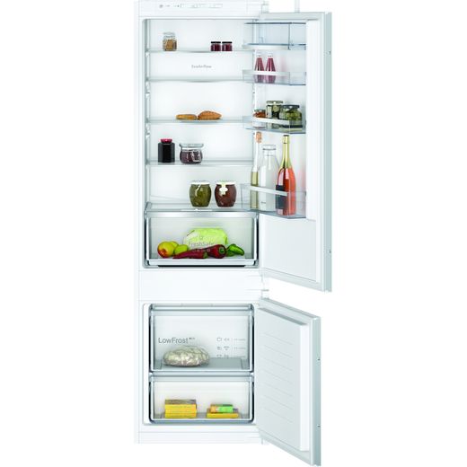 NEFF N70 KI5872SE0G Integrated 70/30 Fridge Freezer with Sliding Door Fixing Kit - White - E Rated