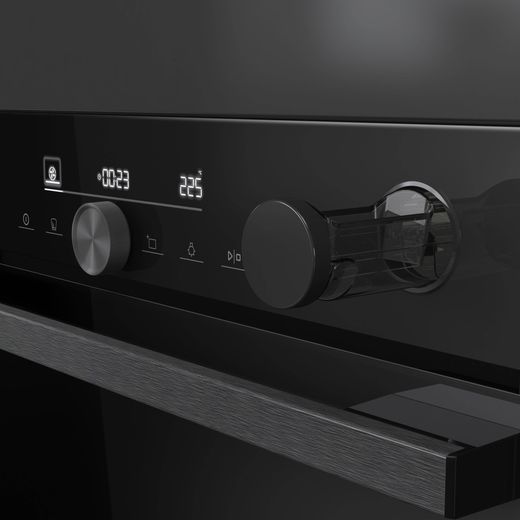Hisense Hi6 SE BSA66331ABDGUK Built In Electric Single Oven - Black - control panel shot 